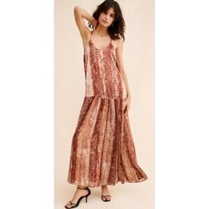 rococo sand mia long-sleeve ruffled maxi dress Rococo Sand Mia Long-Sleeve Ruffled Maxi Dress